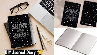 How to make Journal Diary at Home 🌟 DIY Homemade Journal Supplies😍 craftersworld journal diycraft [upl. by Josselyn]