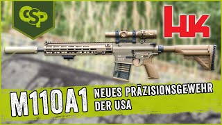 Heckler amp Koch M110A1 CSASS Airsoft  GSP Gun Check [upl. by Donn]