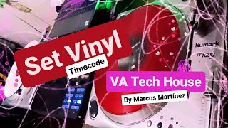 😱 IMPERDIBLE 😱 Set Vinyl Timecode  👉 Marcos Martinez 👈 Tech House  setup NUMARK 🫶 [upl. by Siskind]