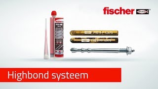 Chemisch anker fischer HighBond ankersysteem [upl. by Bondon113]