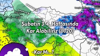 Şubatın 34 Haftalarına Dikkat  Kar Gelebilir 20 [upl. by Woodhead]