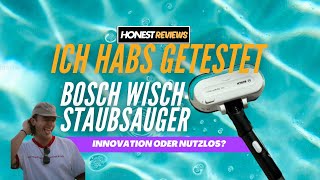 BOSCH PRO HYGIENIC AQUA TEST I Fokus auf WISCHFUNKTION Staubsaugen und Wischen I Lohnt es sich [upl. by Olram257]