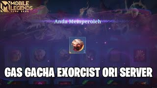 GAS GACHA SKIN EXORCISTS HAYABUSA amp GRANGER 2024  MOBILE LEGENDS [upl. by Gavrielle]