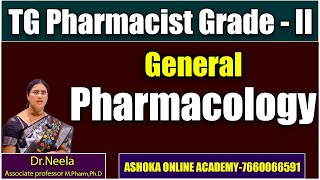 General Pharmacology  Pharmacist Grade2 Exam  DrNeela  Ashoka online Academy [upl. by Nagad]