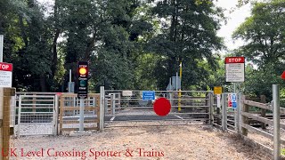 Wadehall Old Dam Miniature Warning Light Crossing Suffolk [upl. by Aronaele]