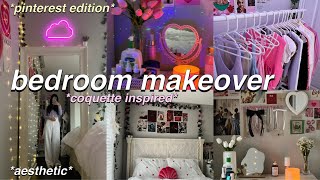 Room Makeover 2024 🎀  aesthetic  cozy pinterest inspired decorating and organizing✨🧸🌙 [upl. by Noni]