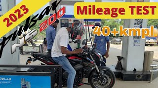 2023 NS200 bs7 mileage test after 5000 KM 40 Mileage Kya sach me hai [upl. by Atikram]