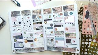 Plan With Me  Celestial Pastels B6 Memory Spread [upl. by Ress863]