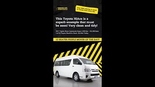 𝐒𝐔𝐏𝐄𝐑𝐁 𝟏𝟐 𝐒𝐄𝐀𝐓𝐄𝐑  2017 Toyota Hiace Commuter Superb LWB Bus 🤍 [upl. by Yelra]