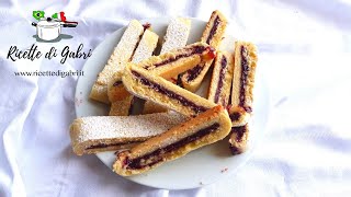 BISCOTTI CON MARMELLATA FATTA IN CASA Ricetta Facilissima con FROLLA SENZA BURRO DI GABRI [upl. by Hgielra108]