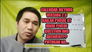 CALENDAR METHOD OF CONTRACEPTION  HOW TO PREVENT PREGNANCY  ARAW NA PWEDENG IPUTOK [upl. by Deth]