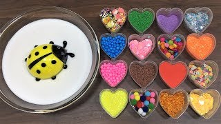 Mixing Random Things into Slime  Slimesmoothie  Satisfying Slime Video [upl. by Atsillac239]