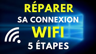 COMMENT RÉPARER LES PROBLÈMES WIFI SUR PC WINDOWS 10  RÉSOUDRE LES PROBLÈMES DE WIFI [upl. by Penhall]