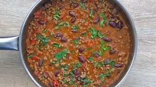 Chilli Con Carne Recipe  One Pot Meal  Mexican Favourite Food [upl. by Cordell]