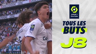 Tous les buts de la 8ème journée  Ligue 1 Uber Eats  20222023 [upl. by Noda]