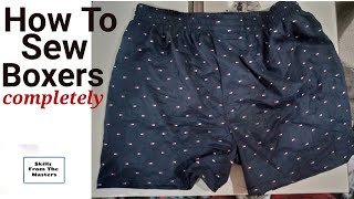 How To Sew A Boxers complete guide [upl. by Una]