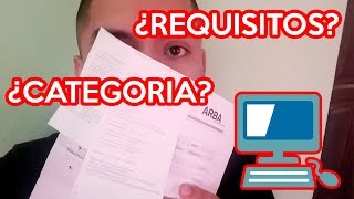 Monotributo para UBER Argentina  AFIP e Ingresos Brutos  Cabify Didi Rappi Pedidos Ya [upl. by Arthur]