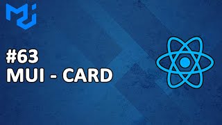 63 Material UI Card Kullanımı  REACT Dersleri [upl. by Kenimod]