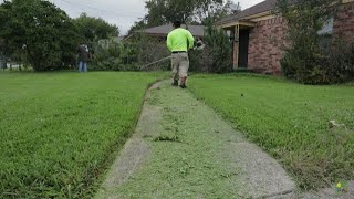 Satisfying MOWING  In Houston Tx [upl. by Anek]