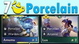 7 Porcelain Duo carry amumu ⭐⭐⭐ and lux ⭐⭐⭐ with 2 radiant items on her TFT SET 11 [upl. by Kato]