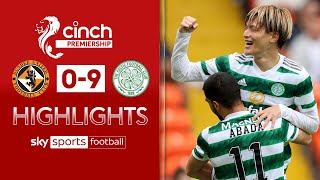 Celtic record their biggest victory in 12 years 🍀 Dundee United 09 Celtic  Highlights [upl. by Kinch]