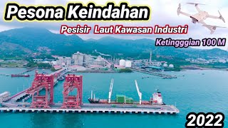 VIEW PESISIR LAUT KAWASAN INDUSTRIPT POLYCHEM INDONESIA TBK [upl. by Alpert]