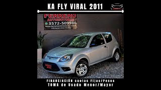 Se Vende Ford Ka Fly Viral 2011  FERRERO Automotores Oncativo Provincia de Córdoba [upl. by Nichol928]