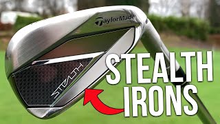 TaylorMade Stealth Irons Review  Golfalot [upl. by Nede]