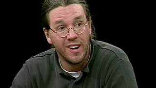 David Foster Wallace Jonathan Franzen and Mark Leyner interview on Charlie Rose 1996 [upl. by Frayda]