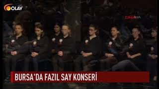 Bursada Fazıl Say konseri [upl. by Airdnaxila]