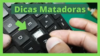 Teclado não FUNCIONA todas as TECLAS  Solução [upl. by Lubet]