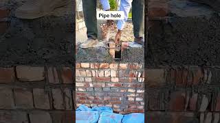 plinth beem pipe hole very easy style construction [upl. by Arvid]