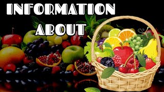 FACTS ABOUT FRUITS  FRUITS  GENERAL KNOWLEDGE  EDUCATIONAL VIDEO  ORGANIC KNOWLEDGE [upl. by Grissel401]