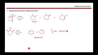 Dehydration Reaction quotRegioselectivity amp Rearrangementquot [upl. by Ecerahc]