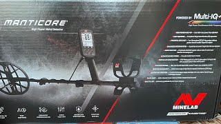 Minelab manticore unboxing and assembly [upl. by Akirahs555]