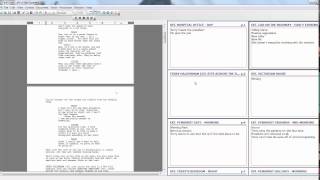 Final Draft Tutorial Part 2 Index Card Feature [upl. by Assillim]