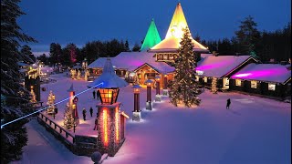 El Pueblo Papá Noel 🦌🎅🎄 Santa Claus Rovaniemi Laponia Finlandia antes de Navidad [upl. by Kirre]