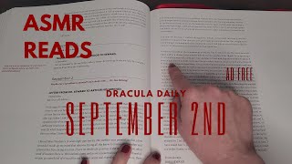 ASMRReads Dracula Daily  September 2nd  Whispered Reading  Ad Free [upl. by Irehs]