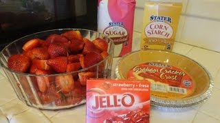 Fresh Strawberry Pie Super Easy to Make [upl. by Aicaca]