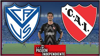 VELEZ SARSFIELD vs INDEPENDIENTE EN VIVO desde LINIERS  Copa de la Liga Relato EMOCIONANTE [upl. by Piwowar]