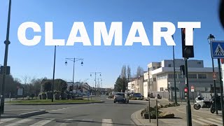 Downtown Clamart 4K Driving French region [upl. by Lange]