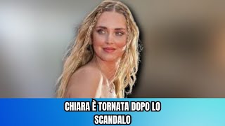 CHIARA FERRAGNI E TORNATA DOPO LO SCANDALO DEL PANDORO quotDEVO DIRVI CHEquot [upl. by Yelac]