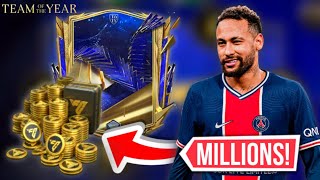 How to Make MILLIONS Of Coins During TOTY in EA FC Mobile 24 [upl. by Qidas]