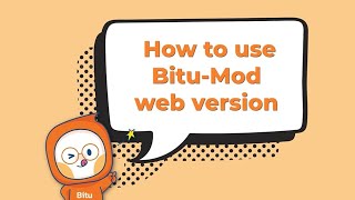 How to use the web version of Bitu Mod Application  BITU MODERATOR [upl. by Samul]