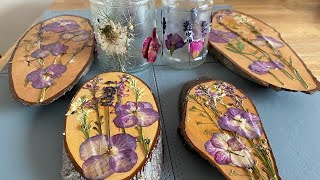 HOW I USED MY PRESSED FLOWERS [upl. by Ynobe]