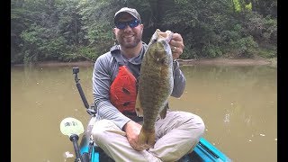 Yakin the Yadkin and Fisher Rivers for Smallmouth [upl. by Ellehcsar]