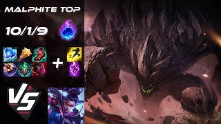 TOP Malphite vs Vayne  EU Master Patch 1419 [upl. by Artkele]