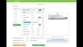 Custom Shoe configure by product personalizer [upl. by Marella422]