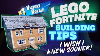 Lego Fortnite Building Tips I WISH I Knew Earlier [upl. by Munro168]