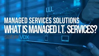 Managed Services Solutions  What is Managed IT Services [upl. by Lletnuahs]